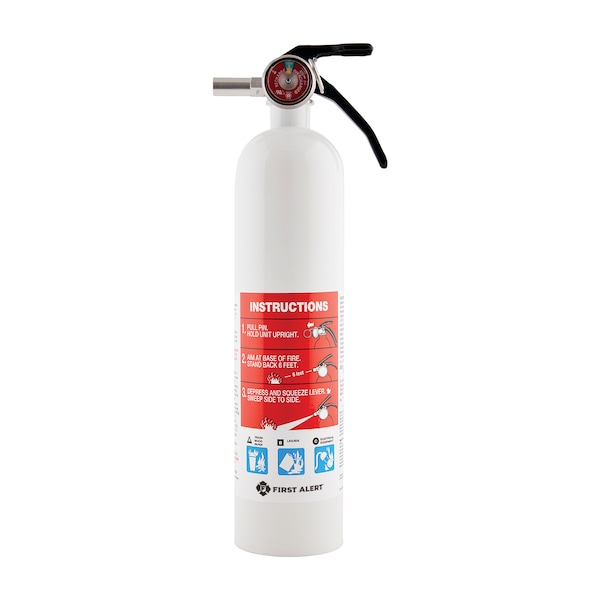 First Alert First Alert FE1A10GOWA General Purpose Fire Extinguisher 1-A:10-B:C - White FE1A10GOWA - main